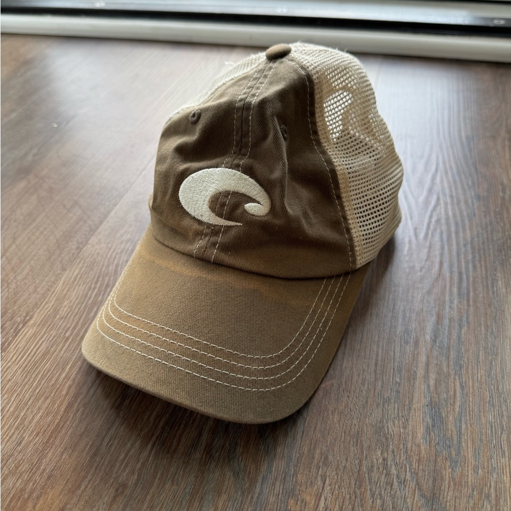 COSTA DEL MAR Mesh Hat - Moss Green